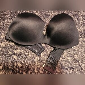 Warner's Classic Black Strapless Bra